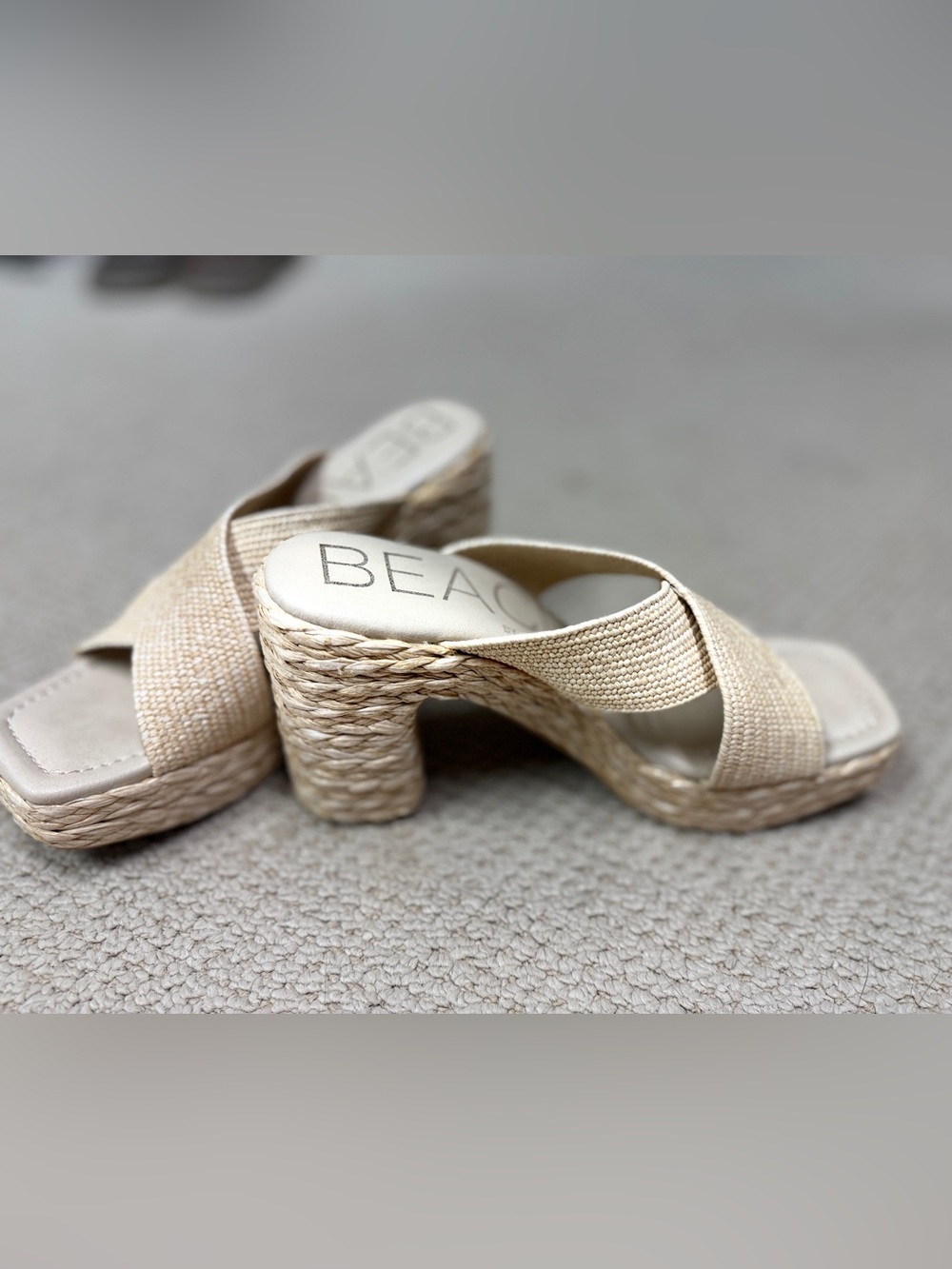 BEACH by Matisse Caravan Woven Espadrille Wedge Sandals